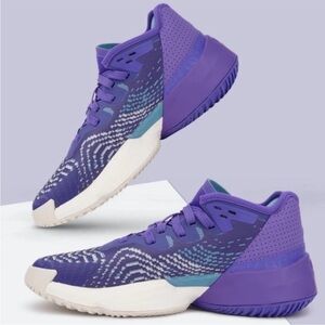 Adidas D.O.N. Issue #4 Donovan Mitchell Throwback Utah Jazz Sneakers Size 6 1/2